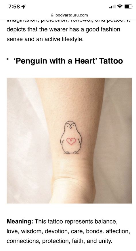 Small Penguin Tattoo, Small Penguin Tattoo Simple, Penguin Outline Tattoo, Penguin Heart Tattoo, Penguin Tattoo Small Couple, Simple Penguin Tattoo Outline, Simple Penguin Tattoo, Penguin Family Tattoo, Delicate Penguin Tattoo