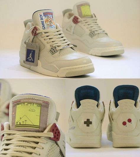 Super Mario Inspired Outfits, Gameboy Design, Most Expensive Sneakers, Expensive Sneakers, Mario Land, Most Expensive Shoes, Super Mario Land, Futuristic Shoes, Pretty Shoes Sneakers