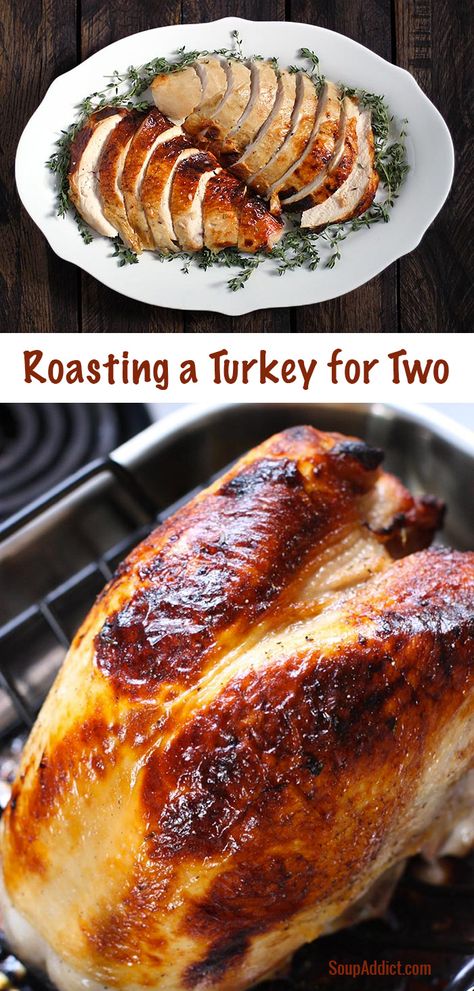 How To Cook A Small Turkey, Small Turkey Recipes Thanksgiving, Small Thanksgiving Turkey, Small Turkey Recipes, Small Thanksgiving Dinner For Two, Turkey For Two, Apple Cider Brine, Roasting A Turkey, Holiday Cooking Christmas