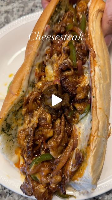 Nyasha Mangwiro on Instagram: "Loaded Cheesesteak! I shared this with my loved one 🥰🥰 and we enjoyed it so much, so filling, delicious 🤤.. so here’s the recipe for you to try and hopefully share with your loved ones 🥰🥰 

I used Swiss cheese ***

Bon Appetit! 

#cheesesteak #phillycheesesteak #cheese #steak #yummy #sandwich #instafood #instagram #instagood #tasty #delicious #food #foodie #foodstagram #americanfood" Pepper Steak Sandwich Recipe, Filly Cheese Steak Sandwiches, Steak Rolls Recipes, Phylli Cheese Steaks, Philip Cheese Steak Sandwich, Diy Philly Cheese Steak Sandwiches, Steak Ums Recipes Cheesesteak, Beef Steak Sandwich Recipes, Steak Subs Recipes