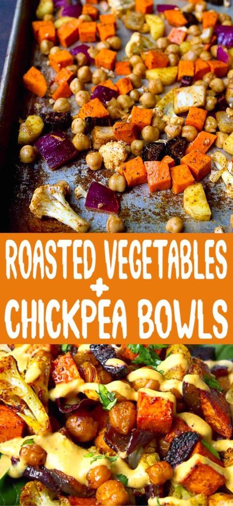 Colorful Waffles, Vegetarian Clean Eating, Chickpea Bowls, Cauliflower Sweet Potato, Chickpea Bowl, Hummus Dressing, Rainbow Waffles, Clean Eating Vegetarian, Magically Delicious