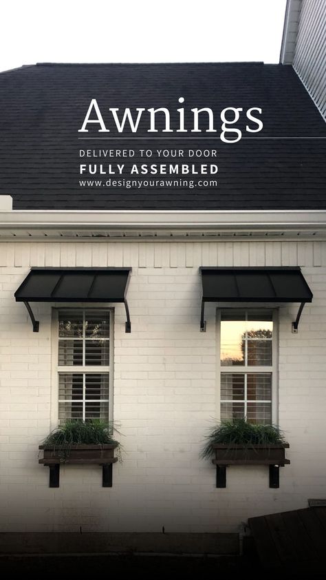 Design Your Awning - Beautiful Awnings Delivered Right To Your Door Awning, Classic Style, Black, Design