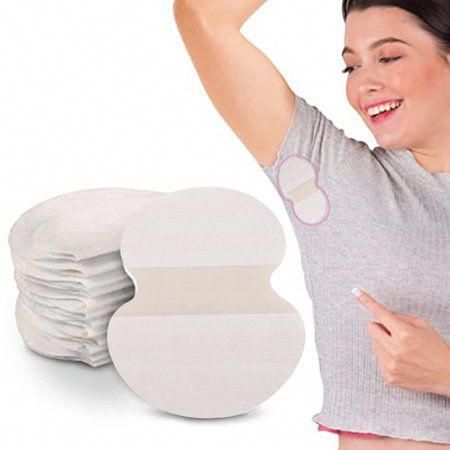 Arrives by Wed, Aug 2 Buy Teblacker 100 Pcs Underarm Sweat Pads Invisible Disposable Armpit Sweat Pads to Fight Hyperhidrosis and Excessive Sweating for Women and Men(White) at Walmart.com Underarm Sweat Pads, Dairy Free Breastfeeding, Clothing Manufacturing, Sweat Pads, Underarm Odor, Skincare Items, Health Signs, Aesthetic Amazon, Excessive Sweating