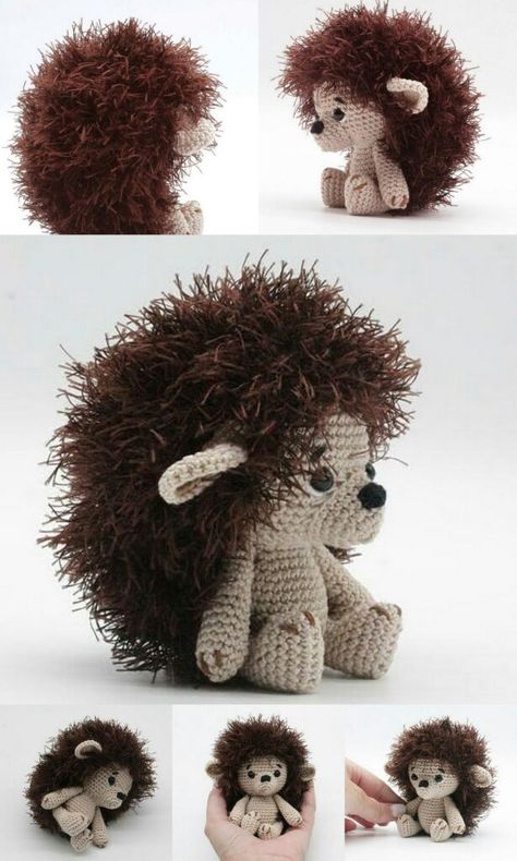 Crochet Porcupine Free Pattern, Hedgehog Knitting Pattern, Hedgehog Amigurumi Pattern Free, Hedgehog Crochet Pattern Free, Crochet Squishmallow Pattern Free, Crochet Hedgehog Free Pattern, Crocheted Hedgehog, Crochet Hedgehog Pattern, Hedgehog Crochet Pattern