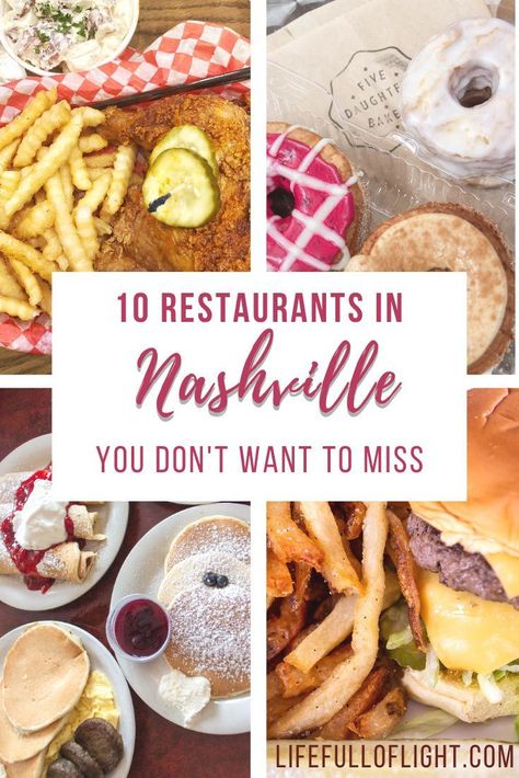 Places To Eat In Nashville, Best Restaurants In Nashville, Nashville Restaurants Best, Nashville Tennessee Vacation, Nashville Travel Guide, Tennessee Road Trip, Nashville Food, Weekend In Nashville, Nashville Restaurants