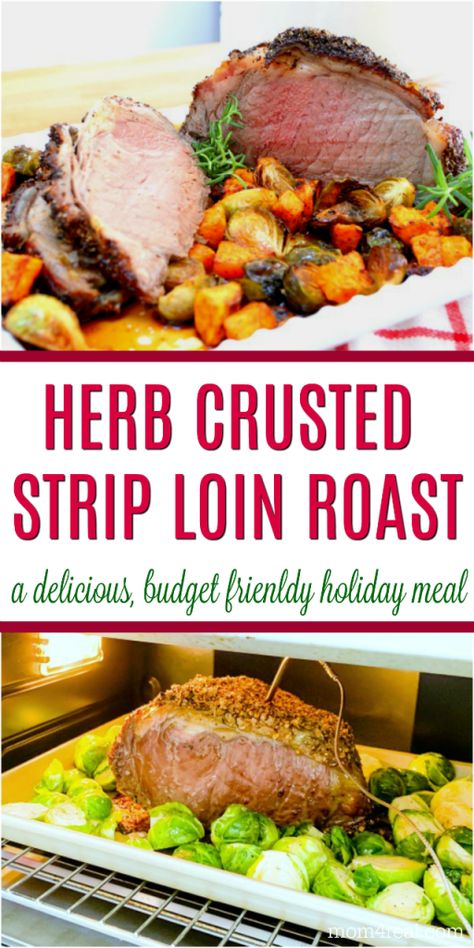 Beef Strip Loin Roast, Strip Loin Roast Recipes, Strip Roast Recipe, Strip Loin Roast, Strip Roast, Veal Shank, Beef Loin, Air Fryer Steak, Holiday Roasts