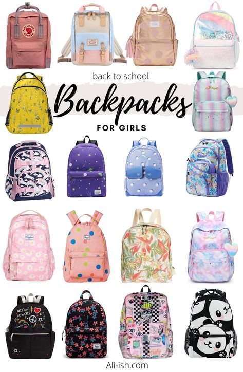 Cute Backpacks For Girls || Finally Headed Back To School! - ali-ish Girls Backpack Kids, Backpacks For Girls, Girls Backpack, Diy Gifts For Him, Back To School Backpacks, Girl Backpacks School, Valentines Gifts For Him, Cute Backpacks, School Shopping