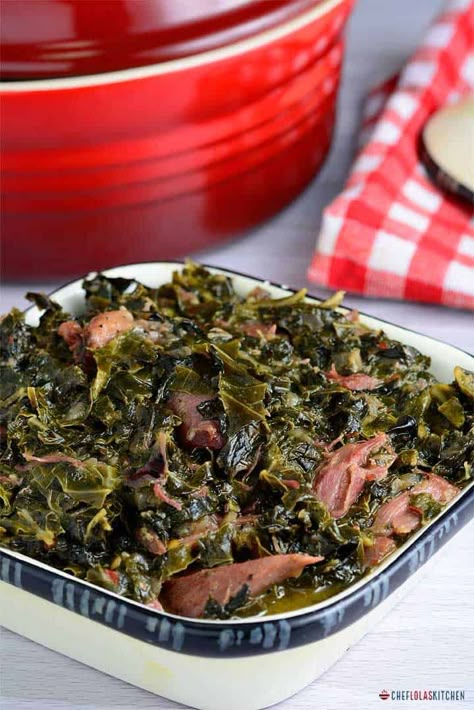 Collard Greens Recipe Soul Food, Greens Recipe Soul Food, Southern Style Collard Greens, Southern Collard Greens, Ham Hocks, Smoked Turkey Legs, Collard Greens Recipe, Southern Recipes Soul Food, Collard Greens