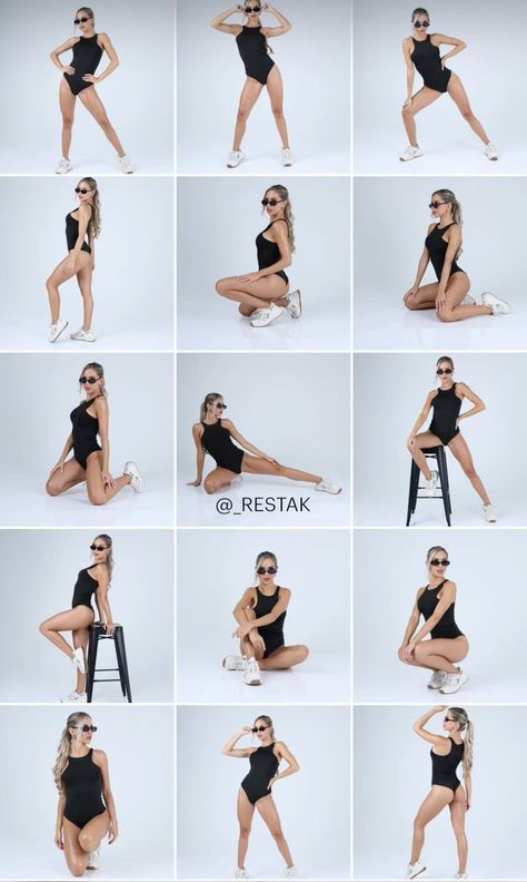 15 Poses, Model Photoshoot Poses, Studio Photoshoot Ideas, Studio Photography Poses, Photoshoot Studio, Professional Tips, 사진 촬영 포즈, Photography Posing Guide, Stylish Photo Pose