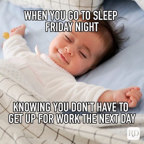 30 Funny Friday Memes That'll Make You Say "TGIF" | Reader's Digest Friday Night Memes Humor, It's Friday Funny, Its Friday Humor Can't Stop Laughing, Friday Memes Hilarious, Its Friday Humor Funny, Friday Humor Tgif, Friday Night Quotes, Friday Memes, Vacation Meme