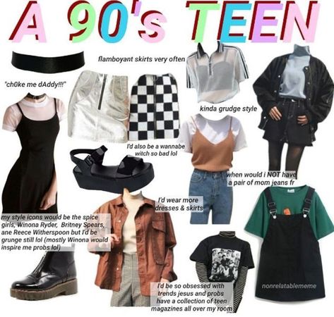 90’s Outfits, Makeup Tip, Goth Outfit, 90s Inspired Outfits, Outfit 90s, 90s Fashion Outfits, 90s Outfit, Moda Vintage, Mode Vintage