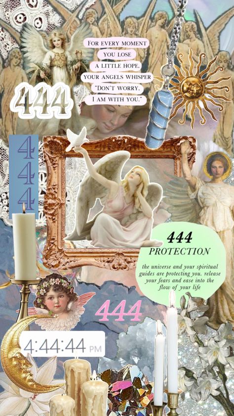 Comment, like or share to claim the #angel #magic of #444! #4444 #angelnumbers #angelnumbers444 #angels #spell #protection #witch #mystic #lightworker #magick 🕯️🕯️🕯️ 4444 Angel Number, Angel Numbers 444, Spell Protection, Angel Magic, Angel 444, Number Wallpaper, Crystal Healing Chart, Energy Healing Spirituality, Spiritual Guides