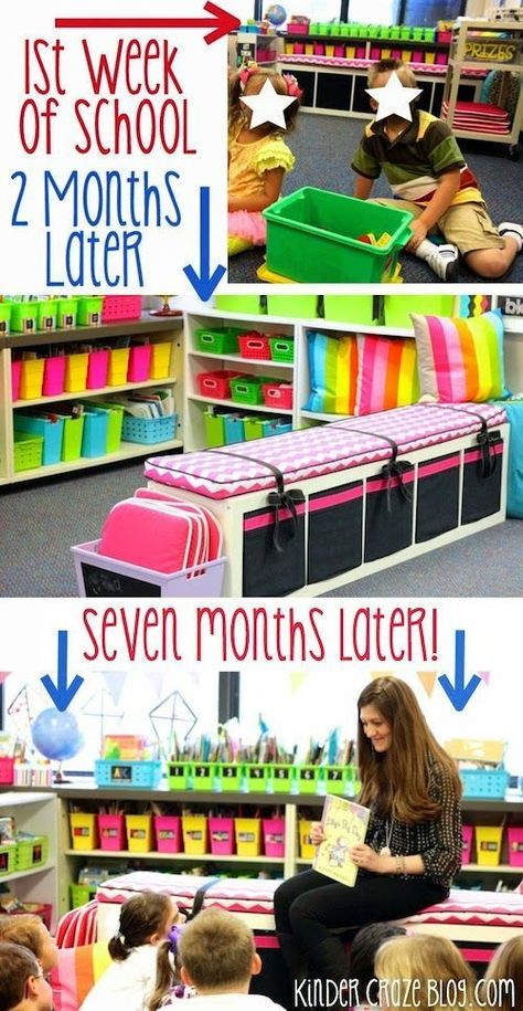 Centers Organization, Alternative Classroom, Classroom Family, Prep Classroom, September Ideas, Recycle Craft, Kindergarten Classrooms, Organized Classroom, Alternative Seating