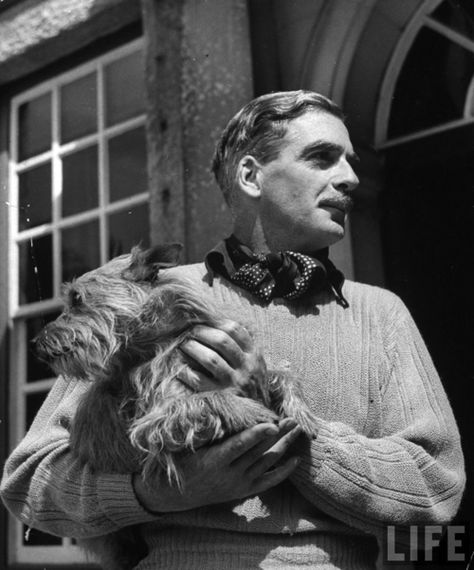 Anthony Eden. Anthony Eden, Cz Guest, Photographic Portraits, English Gentleman, Double Breasted Waistcoat, Cairn Terriers, British Prime Ministers, History People, Grey Fox