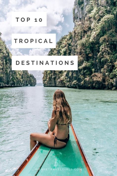 Tropical Places To Visit, Best Tropical Vacations, Tropical Vacation Destinations, Secret Island, Tropical Travel Destinations, Tropical Countries, Tropical Travel, Island Destinations, Tropical Destinations