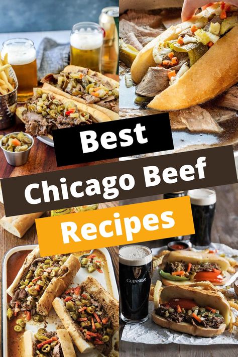 TOP 7 CHICAGO BEEF RECIPES FOR FLAVOR Chicago Dogs Recipe, Chicago Beef Sandwich Recipe, Authentic Chicago Italian Beef Recipe, Chicago Style Italian Beef Sandwiches, Chicago Italian Beef Recipe, Chicago Beef Sandwich, Chicago Food Recipes, Chicago Dog Recipe, Chicago Recipes