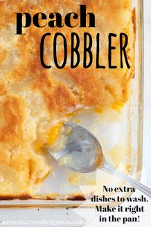 Simple Peach Cobbler, Can Peaches Recipes, Quick Peach Cobbler, Can Peach Cobbler, Canned Peach Cobbler Recipe, Cobbler Peach, Gluten Free Peach Cobbler, Old Fashioned Peach Cobbler, Homemade Peach Cobbler