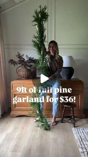 Margaret McAfee on Instagram: "Mention GARLAND and I’ll send you the details to this incredible pine garland.  If I’m being honest I didn’t need any more garland, but the thought of a longer strand seemed more convenient and at $36 it was worth a shot to see what the quality was like.  I was shocked when I open the box to find this full, beautiful garland and mildly annoyed that I’ve spent so much more on the 5ft, less full version.   I’m not sure how long this sale price will last so grab some while you can!  *prices always subject to change.   #garland #holidaymantle #fireplace" Flocked Garland, Outdoor Garland, Holiday Mantle, Garland Ideas, Pine Garland, Being Honest, Sale Price, Fireplace, The Incredibles