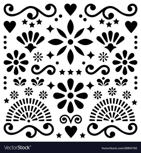 Flower Design Vector, Ethnic Print Pattern, Irish Pattern, Mexican Pattern, Polish Folk Art, Lotus Flower Design, Merry Christmas Card Greetings, Retro Background, Scandinavian Folk Art