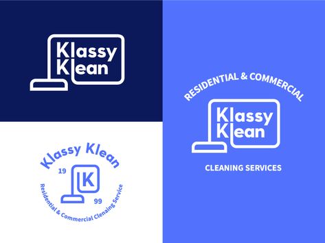 Cleaning Company Branding by Sam Reiss Logo For Cleaning Products, Cleaning Branding Design, Cleaning Company Logo Design, Cleaning Business Branding, Cleaning Service Branding, Clean Service Logo, Cleaning Company Logo Ideas, Cleaning Company Branding, Housekeeping Logo Design