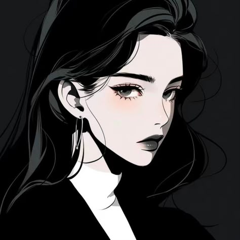 Avatar Steam, Hidden Face Aesthetic, Bossy Girl, الفن الرقمي, Christmas Wallpaper Backgrounds, Anime Devil, Girl Pfp, Face Aesthetic, Anime Black