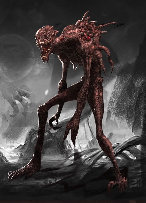 ArtStation - Creature designs (Day of reckoning) , Saad Irfan Undead Monster, Horror Sketch, Horror Pics, Arte Zombie, Monster S, Nightmare Fuel, Dark Things, Dnd Campaign, Lovecraftian Horror