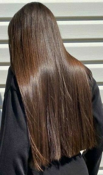 Long Brown Hair, Straight Hair, Brown Hair, Wall, Hair, Black