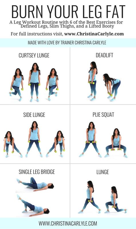 Leg workout routine for women | Leg workout | Home Workout | Home Workout form women | Leg exercises | Christina Carlyle Být Fit, Workout Fat Burning, Leg Workout Routine, Best Leg Workout, Workout Routines For Women, Fitness Routines, Ab Workouts, Easy Yoga, Body Fitness