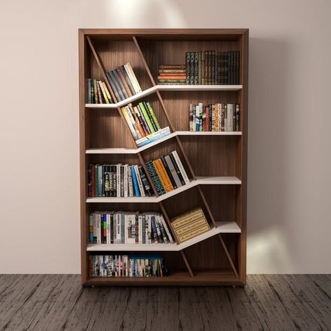 Loculamentum - The revival of the classic bookcase | Schwarzmann LLC | Archinect Cheap Bookshelves, Unique Bookshelves, Koti Diy, Creative Bookshelves, Bookshelf Design, Bookshelves Diy, Home Library, Projects Ideas, Design Case