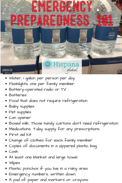 Top emergency kit basics. Here are the top 20 things you should have to be prepared for a hurricane. Here is how to get ready for any storm. Spring Water Bottle, Emergency Preparedness Kit, Fire Drill, Rash Cream, Fruit Cups, Cell Phone Charger, Baby Supplies, Emergency Kit, Essential Items