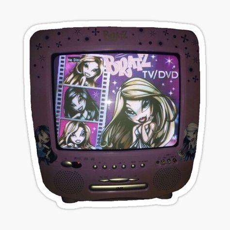 Y2k nostalgic Bratz TV. • Millions of unique designs by independent artists. Find your thing. Pop Princess Aesthetic, Y2k Things, Teaching Portfolio, 2000s Baby, Purple Y2k, Pop Princess, Mcbling 2000s, Aesthetic 2000s, Brat Doll