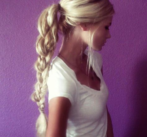 oh my.x❤ Messy Braids, Barefoot Blonde, A Pony, كريستيانو رونالدو, Long Blonde, Long Braids, Long Blonde Hair, Hair Envy, Dream Hair