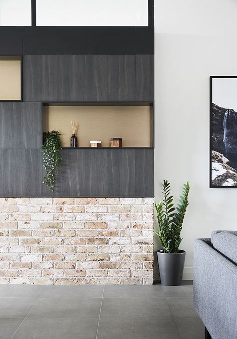 https://flic.kr/p/2fjCU8c | Project // Truganina Display Home | Project // Truganina Display Home Builder // Impact Homes Photographer // Tess Kelly Product // San Selmo Reclaimed in Reclaimed Original Austral Bricks, Cozy Apartment Decor, Recycled Brick, Brick Cladding, Reclaimed Brick, Exposed Brick Walls, Brickwork, Cozy Apartment, Exposed Brick