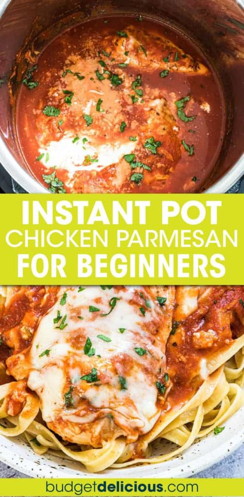 Chicken Parmesan Instant Pot Recipes, Instapot Chicken Parmesan Recipe, Chicken Marinara Instant Pot, Chicken Parmesan Recipe Instant Pot, Instant Pot Chicken Parmesan Pasta, Chicken Parm Instant Pot, Instant Pot Chicken Recipes Breast, Parmesan Chicken Instant Pot, Instant Pot Chicken Breast Recipes Easy