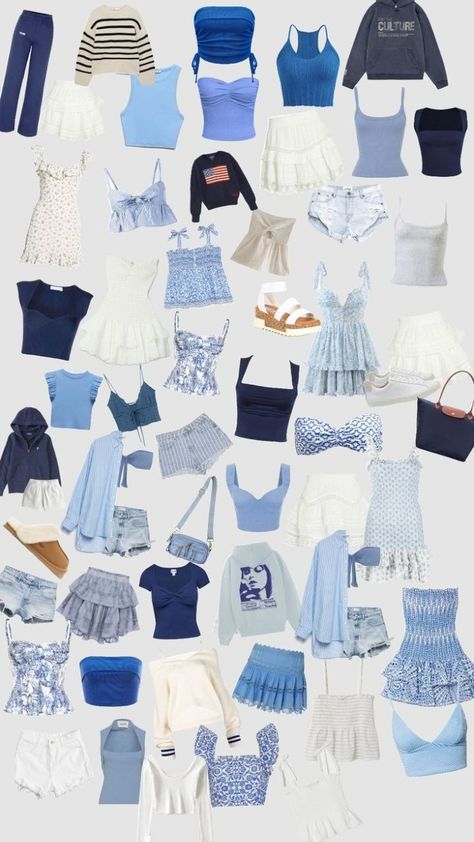 Greece Outfit, Beachy Outfits, Preppy Summer Outfits, At Family, Coastal Granddaughter, Outfit Inspo Summer, Blue Cute, Italy Outfits, Mia 3