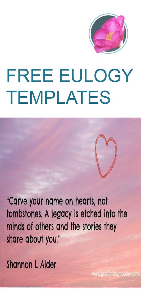 Use our heartfelt free eulogy templates as an outline for your funeral speech. Just fill in the gaps to create a beautiful memorial to a loved one. #eulogyexamples  #sampleeulogies  #funeralspeechexamples Writing A Eulogy For Mom, Eulogy Examples Mom, Eulogy For Mom, Thanks Speech, Eulogy Examples, Final Wishes, Writing A Eulogy, Life Poems, Memorial Services