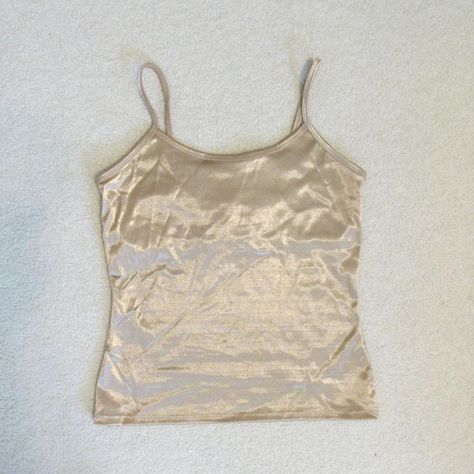 NY & CO WOMEN'S SIZE S CAMISOLE GOLD SHIMMERY CAMI BRA TOP SWIM TANKINI CHRISTMAS HOLIDAY. Click on the picture or link to read the full description, see more photos or to purchase from my ecrater store. Fabric: 58% Polyester, 36% Nylon, 6% Spandex, Lining: Not listed on tag. Simple style you can wear as a bra or top all year. Could also be worn as a tan color. Store Fabric, Cami Bra, Swim Tankini, Holiday Fabric, Bra Top, Swim Top, Tan Color, Holiday Fashion, Bra Tops