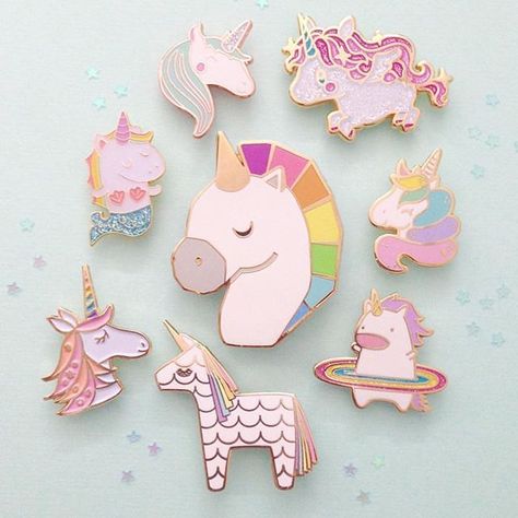 Unicorn pins I Am A Unicorn, Unicorn Pin, Badge Collection, Unicorn Life, Dance Battle, Lovely Pic, Robot Dance, Pins And Brooches, Real Unicorn