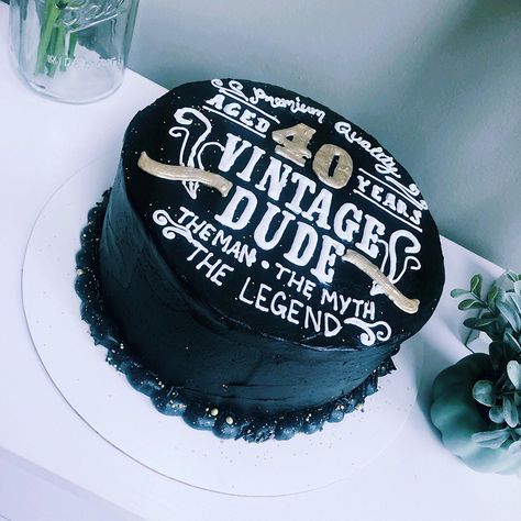 Cake For 42 Year Old Man, Man Myth Legend Cake, Cool Mens Birthday Cakes, 42nd Birthday Cake For Men, 39 Birthday Cake Men, Men’s 50th Birthday Cake Ideas, 40th Birthday Cakes For Men Elegant, Man Myth Legend Birthday Party, 40tj Birthday Cake For Men