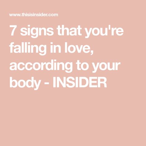 Signs You’re Falling In Love, Signs Your Falling In Love, Secret Handshake, When Youre In Love, When Your Crush, Falling For Someone, Love Actually, Human Brain, Your Crush