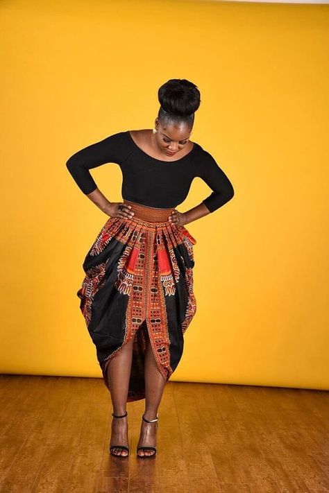 Afro Centric Fashion, Nigerian Style, Ethno Style, African Print Skirt, Dresses African, African Skirts, Ghanaian Fashion, Afrikaanse Mode, African Clothes