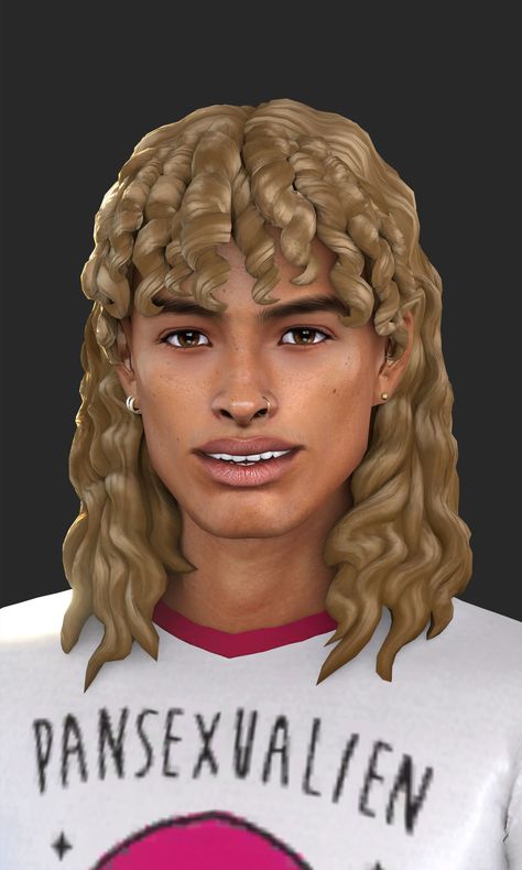 Sims 4 Mens Long Hair Cc, Sims 4 Cc Male Hair Middle Part, Sims 4 Cc Curly Mullet Hair, Sims 4 Mens Long Hair, Curly Mullet Sims 4 Cc, Sims 4 Cc Male Hair Maxis Match Mullet, Mullet Sims 4 Cc Male, Sims 4 Cc Hair Male Curly Mullet, Messy Hair Cc Sims 4