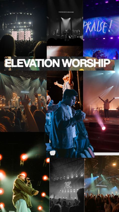 #God #worship # Elevation worship More Than Able Elevation Worship, God Worship, Christian Concert, Elevation Worship, Worship Team, Girl Wallpaper, Graphic Poster, God Is, Worship