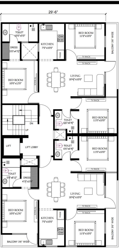 60 X 40 House Plans Layout, 50x60 House Plans Layout, 40×60 House Plans, 40x60 House Plans, Drawing House Plans, 30x40 House Plans, 2bhk House Plan, Indian House Plans, Affordable House Plans