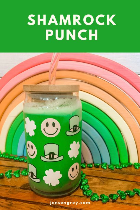 St. Patrick’s Day Drink: Shamrock Punch | Grey Skies & Rainbow Highs Shamrock Punch, Mix Drink Recipes, St Patricks Day Activities, Easy Drinks To Make, Timeout Corner, St Patricks Day Drinks, Bug Juice, St Patrick's Day Food, Lime Sherbet