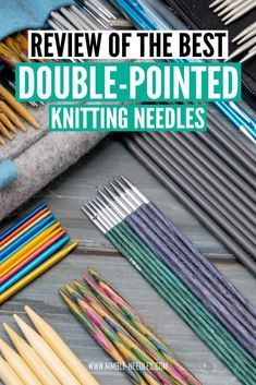 The best double-pointed knitting needles - Review & buying guide [2021] Knitted Blanket Squares, Double Pointed Knitting Needles, Interchangeable Knitting Needles, Knitting Hacks, Macro Shots, Knitting Tools, Double Pointed Needles, Learn How To Knit, Knitted Wit