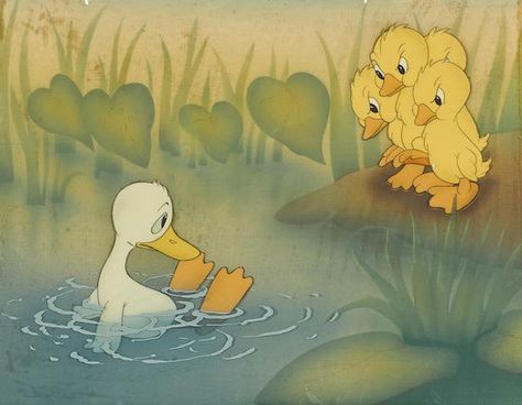 Picture Story Writing, Silly Symphonies, The Ugly Duckling, Animated Short Film, Andersen's Fairy Tales, Cartoon Crazy, Fantasia Disney, Cute Good Night, Ugly Duckling