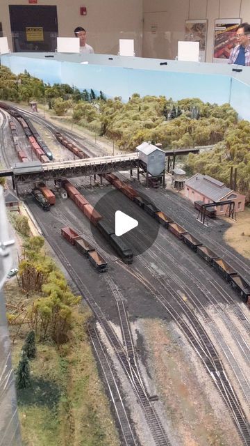 Travis on Instagram: "Cool automation on one of the model railroads at the Railroad Museum of Pennsylvania • • • • #pennsylvania #railroadmuseum #railroadmuseumofpennsylvania" Railroad Industry, Railroad History, Instagram Cool, Pennsylvania Railroad, Road Train, Rail Road, Model Train Scenery, Railroad Photos, Model Railroading