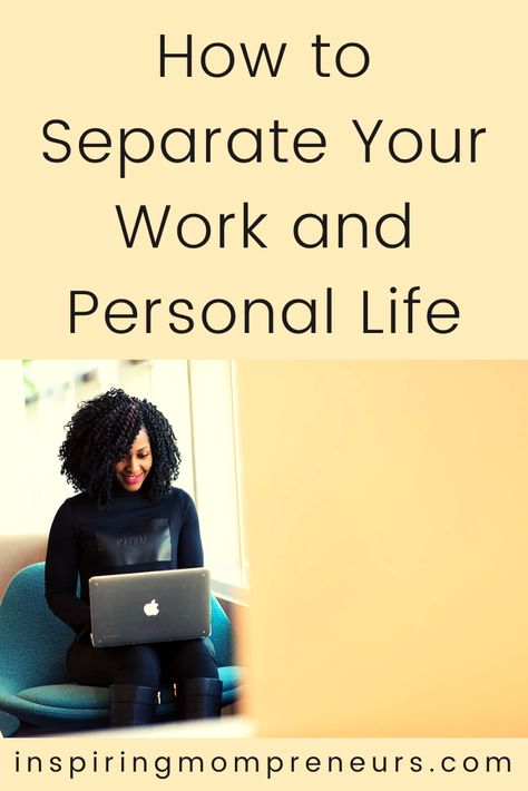 Presenting a few different suggestions on how to separate your personal life and your work life effectively. #worklifebalance #howto #separateworkandpersonallife Mom Entrepreneur, Business Money, Work Life Balance, Work Life, Business Finance, Life Balance, Make Sense, Social Media Post, Finance