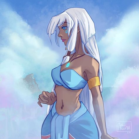 Kida Atlantis Fanart, Princess Kida Atlantis, Atlantis The Lost Empire Kida, Atlantis Kida, Disney Princess Kida, Best Disney Princess, Disney Doors, Milo And Kida, Kida Atlantis